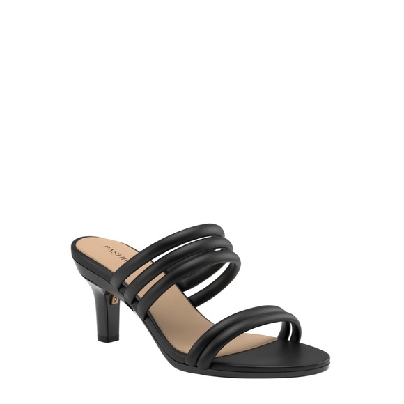Pashion Footwear Shoes - Pashion The Slide
Coal Vegan Leather Rope Stiletto 3"